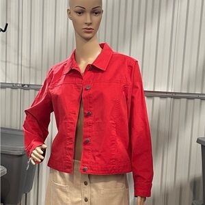 L.L. Bean Women's Petite Small red jacket
